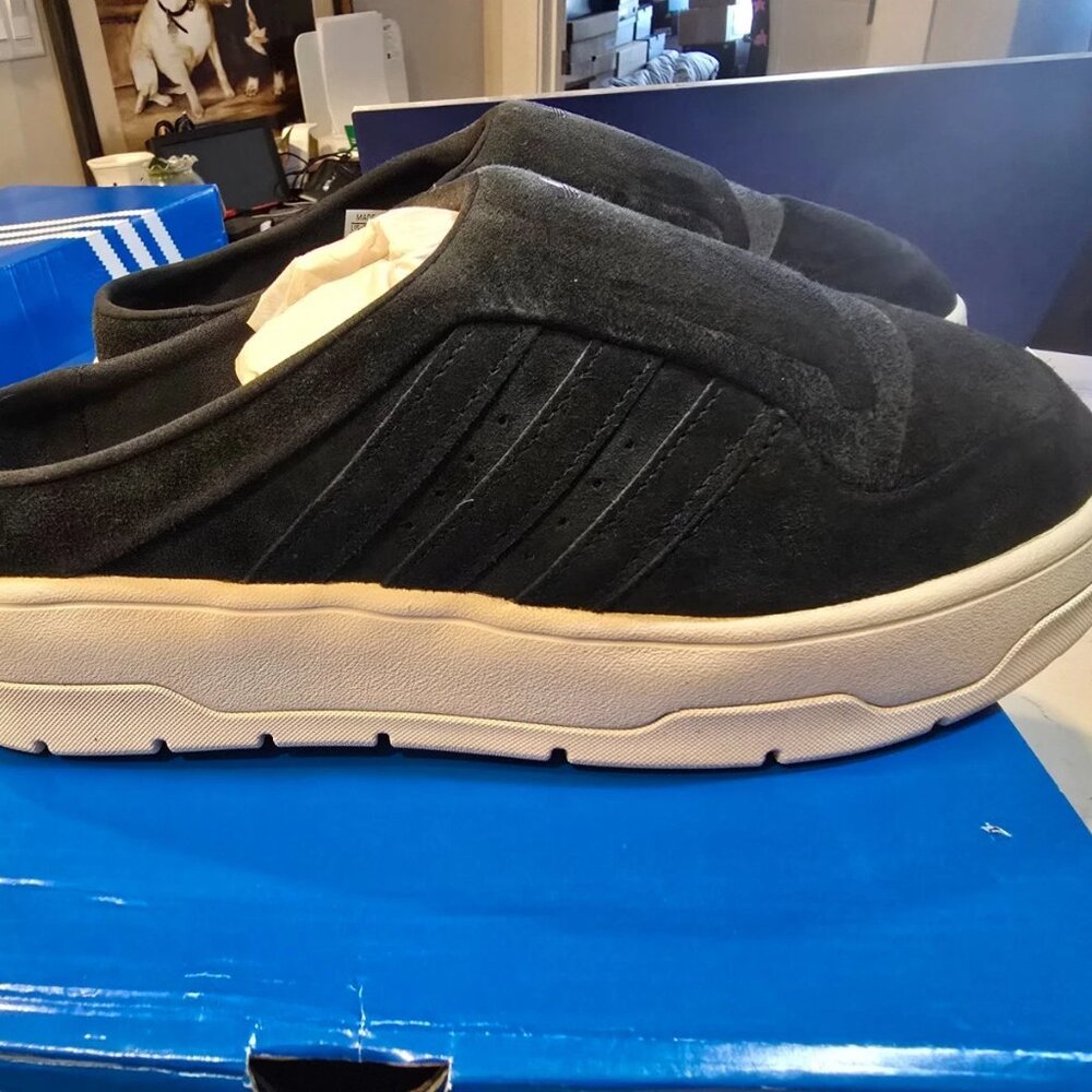 Adidas Originals Rivalry Mule Women’s Athletic Slides Black Mule IF4651 SZ 7 NEW